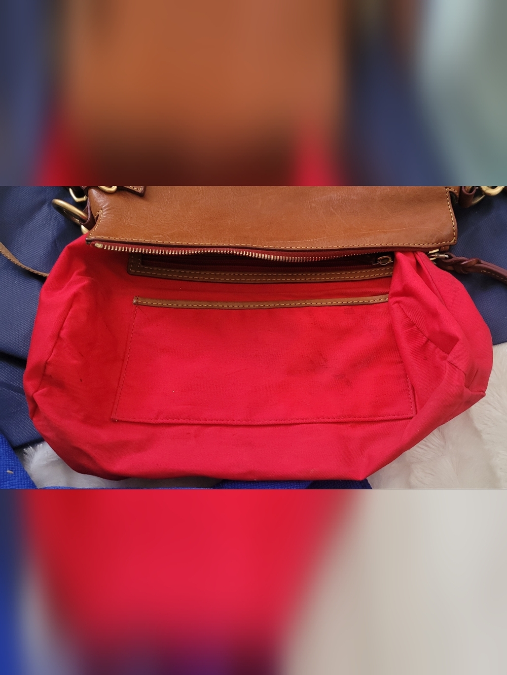 Dooney & Bourke Florentine Hobo Shoulder Bag Natural-GUC - Picture 11 of 16